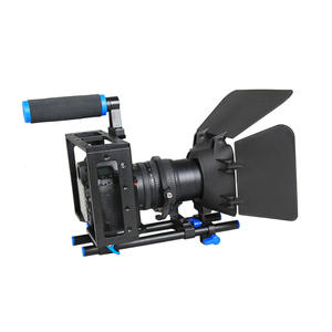 Yelangu पोर्टेबल dslr मिनी कैमरा पिंजरे कंधे माउंट रिग किट c100 में फॉलो फोकस मैट बॉक्स समर्थन सार्वभौमिक कैमरों - Product Image 3