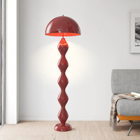 Lampes rétro décoratives en forme de champignon colorées nordiques simples canapé d'angle lampe sur pied salon décor