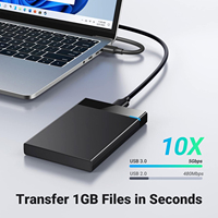 Disque dur externe SYONG USB 3.0 vers adaptateur SATA III pour PS4/PS3/PS2/Wii/WiiU/SS/PSP/N64 PC Windows - 6 To, USB, 2,5 pouces