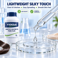 Huile de silicone méthylique à faible viscosité 100 cSt, fluide de silicone liquide haute transparence, écologique, inodore, non toxique