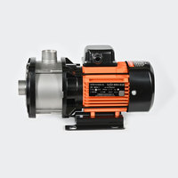 Pompa Booster Sentrifugal Multistage Horizontal Stainless Steel untuk Pabrik, Pompa Booster Air Multistage Horizontal