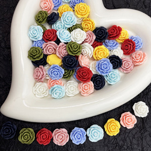 Cuentas de Resina de Flores de 20 mm al por Mayor para Hacer Aretes, Accesorios para el Cabello, Fundas para Teléfonos - Product Image 2