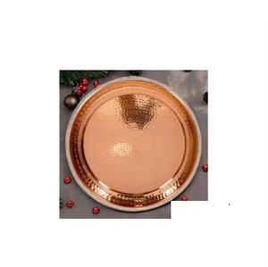 Plat de service en cuivre de qualité alimentaire le plus vendu avec revêtement protecteur pour une présentation alimentaire sûre, disponible à la vente - Product Image 1