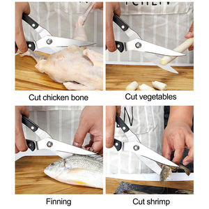 Đa chức năng thép không gỉ thực phẩm gà nhà bếp kéo nhà bếp gia cầm Shears với Tom xử lý - Product Image 5