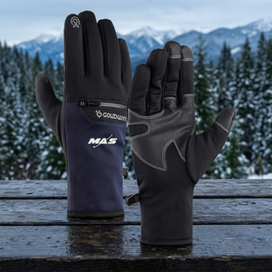 <b>Touch</b> Screen Waterproof Palm Protection Winter Cold Weather Thermal Windproof Full Finger Cycling <b>Gloves</b> 3M for for - Product Image 2