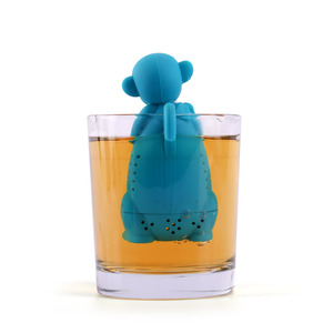 Monkey Shaped Silicone Cute Animal <strong>Tea</strong> <strong>Infuser</strong> for Loose <strong>Tea</strong> - Product Image 6
