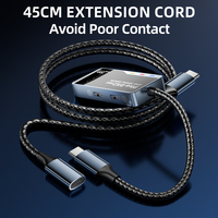 Adaptador de amplificador de oído de Audio de música Digital DAC de tipo C a 3,5mm, convertidor de carga rápida multifuncional PD 60W, concentrador de 32 bits/384Khz