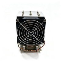 Refroidisseur de processeur de serveur 4U CS-4189-4UM96 pour Intel LGA4189, 6 caloducs en cuivre, base en cuivre, ventilateur PWM 4 broches à double roulement à billes, TDP 350W