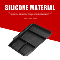 Haute qualité TPE 3D étanche à la poussière Console centrale boîte de rangement inférieure accessoire intérieur de voiture pour BYD SONG L DM-i 2024 HEV
