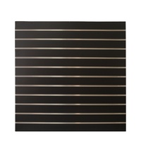 Panneau mural à lattes en placage de bois MDF de 18 mm, personnalisé, vente en gros d'usine, décoration de supermarché, panneau d'affichage E2