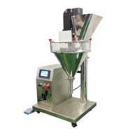 Petite machine de remplissage verticale de poudre sèche distributeur de tarière de bureau pour le verre de sac d'engrenage de vis de spirale de talc de protéine de curcuma