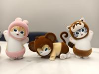 Offre Spéciale – Figurine décorative mignonne 100 % originale Mofusand en PVC, série Party, boîte mystère, cadeau d'anniversaire pour enfants