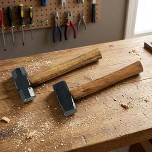 Industrial Forged Steel Sledge <b>Hammer</b> Wooden Handle Heavy Duty Tool For Roofing And Machining Work - Product Image 3