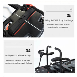 <span class=keywords><strong>Lit</strong></span> de réformateur à noyau en aluminium Xformer Machine pour entraînement en intérieur Pilates Reformer MegaReformer - Product Image 5