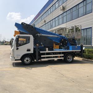 ISUZU 4x2 27M/30M/35M Trabajo autopropulsado de gran altura Elevador de muebles aéreos hidráulicos Plataforma de escalera Camión elevador de escalera - Product Image 1