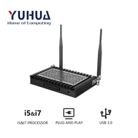 YUHUA Intel Core I5/I7 Generasi ke-10-13 Prosesor H USB3.0 USB2.0 Tipe-C DDR4 RAM M.2 SSD Edukasi All-in-One Embedded Stock