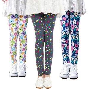 Versione coreana <span class=keywords><strong>Leggings</strong></span> stampati per ragazze Casual nuovo arrivo all'ingrosso perenne pantaloni grandi per bambini per la primavera autunno - Product Image 2