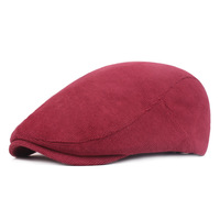 Vintage Unisex Newsboy transpirable gorra plana sombrero liso 100% algodón PANA conductor boina hiedra sombreros para hombres y mujeres