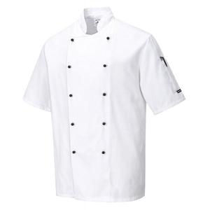 PORTWEST - C734WHRM Kent chefs chaqueta blanca-EAN 5036108176991 CHEFS AND FOOD INDUSTRY WORKWEAR - Product Image 1