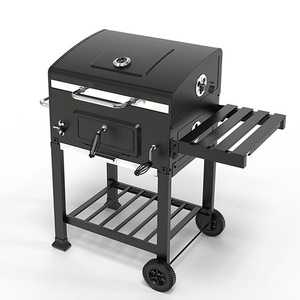 Multifunctional Charcoal BBQ Grill With Smoker Function For Backyard Outdoor Use - Product Image 2