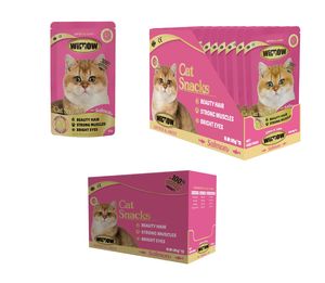 נימואו חיית מחמד מזון רטוב לחתולים חטיפים עוף סלמון בשר עוף סלמון כמזון מיוחד לחתולים עם מוצרי בשר בקר סלמון - Product Image 3