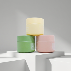 Wholesale Customizable <b>Glass</b> Cream Jar with Plastic Cap 100g Elegant Design for Face & Eye Cream Beauty Cosmetic <b>Packaging</b> - Product Image 1