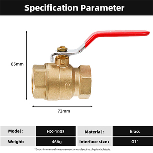 1 אינץ מחיר הוגן מפעל ייצור שסתום כדור פליז - Product Image 3