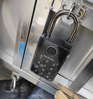 Cadenas intelligent Tuya pour casier de gym, avec code, combinaison, clé et empreinte digitale biométrique, compatible application Tuya - Vente en gros