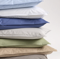 Taies d'oreiller rectangulaires tissées modernes personnalisées en Percale pour la maison, les hôtels et les hôpitaux