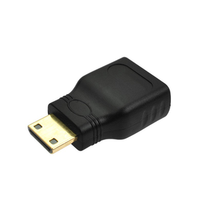 Placcato oro Nero <span class=keywords><strong>Mini</strong></span> <span class=keywords><strong>HDMI</strong></span> Maschio a <span class=keywords><strong>HDMI</strong></span> Femmina Adattatore Convertitore - Product Image 4
