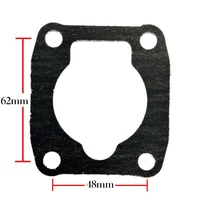 Kit de remplacement de plaque de soupape de compresseur d'air, jeu de joints et rondelles en plastique pour base de culasse 48x62mm