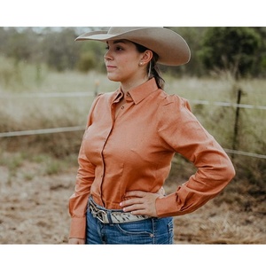 <span class=keywords><strong>Camicia</strong></span> da <span class=keywords><strong>donna</strong></span> a maniche lunghe in <span class=keywords><strong>lino</strong></span> <span class=keywords><strong>arancione</strong></span> bruciato <span class=keywords><strong>camicia</strong></span> di <span class=keywords><strong>lino</strong></span> manica lunga abbottonata <span class=keywords><strong>camicia</strong></span> da lavoro Country - Product Image 2