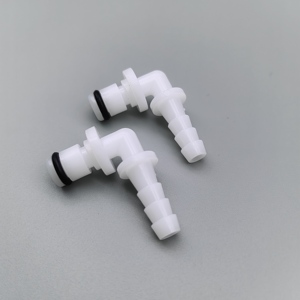 Nhà Máy 3/16 "khuỷu tay không valved nhanh chóng ngắt kết nối POM nhanh chóng ngắt kết nối nước và không khí - Product Image 1