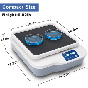 ONiLAB Agitador de Decoloración <span class=keywords><strong>Orbital</strong></span> Fijo, Motor de CC sin Escobillas, 40 ~ 200rpm, Pantalla LED, Agitador <span class=keywords><strong>Orbital</strong></span> de Laboratorio, Precio - Product Image 6