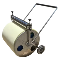Rodillo de agua de empuje manual para terrenos deportivos con rodillo superior ajustable y esponja reemplazable para recogida rápida de agua