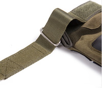 Gants tactiques respirants à demi-doigts en PU antidérapants avec écran tactile pour l'entraînement sur le terrain