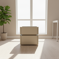 Table de chevet intelligente miroir avec coffre-fort intégré, chargement sans fil, LED, 2 tiroirs, moderne, en MDF, prix de gros