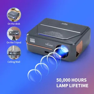 6000 Lumen Mirror Portable Mini Projectors For Smartphone Home Theater Projector Movie Video Beamer