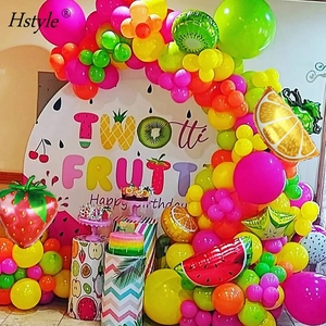 Décoration de fête d'anniversaire sur le thème des fruits, guirlande d'arche de ballons colorés, kit de décoration de mariage, douche nuptiale, toile de fond <span class=keywords><strong>E3131</strong></span> - Product Image 5