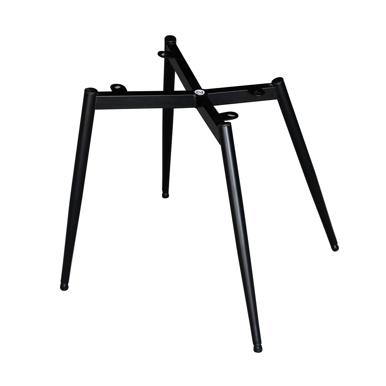 Gambe per sedie per mobili gambe in metallo di alta qualità in acciaio nero bianco OEM
