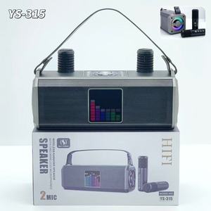 Système audio mobile YS-315 <span class=keywords><strong>pour</strong></span> télévision extérieure et <span class=keywords><strong>karaoké</strong></span> avec Bluetooth, microphone 30W, amplificateur audio intégré, <span class=keywords><strong>appareil</strong></span> portable LED - Product Image 2