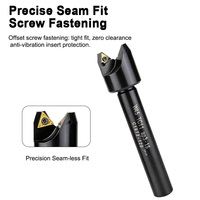 Fresa de Biselado Indexable Personalizada W30 W45 OEM CNC para Producción en Masa