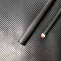 Pabrik OEM Grosir Shaft Tongkat Snooker Serat Karbon Tongkat Biliar Serat Karbon Ujung 9.5mm 57 Inci Low Deflection T700 untuk Kompetisi