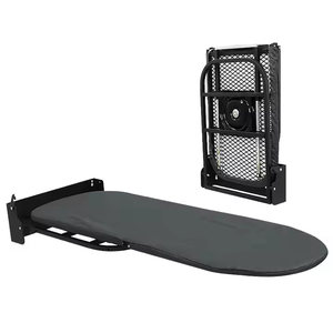 Planche à repasser murale gain de place 180 °   Planche à repasser pliable pivotante, hauteur réglable avec <span class=keywords><strong>housse</strong></span> résistante à la chaleur - Product Image 2