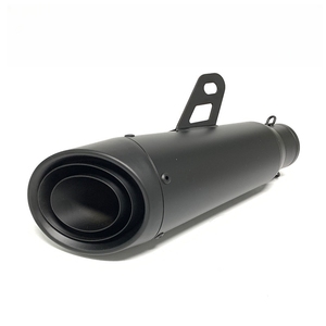 Accesorio de Modificación de Tubo de Escape para R1, CB190, Qianjiang CB350, CFMoto 250, Tubo de Escape Inclinado de Tres Capas de 51 mm - Product Image 5