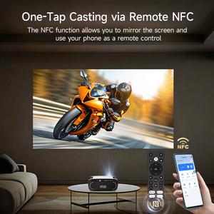 OEM/ODM 2024 New Product Fast Shipping 1080P 1850 ANSI Beamer Daylight LCD <b>Projector</b> 4k BT Home Smart Tv Proyector NFC - Product Image 5