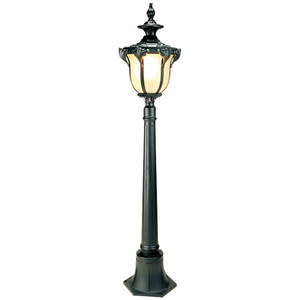 Lampe de jardin extérieure en bronze antique, lampadaire LED pour allée, éclairage paysager, résistant à l'eau IP65, AC 85-265V, détecteur de mouvement - Product Image 2