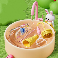 Bouteille d'eau sans BPA C713, design cartoon, pour garçons, filles, étudiants, sport, gourde créative pour enfants, gobelet en plastique