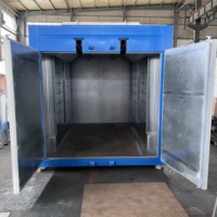 Four de peinture électrostatique à chauffage électrique personnalisable avec système de rail supérieur et de rail inférieur