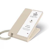 Téléphone filaire LAN Sachikoo One Touch pour hall et couloir, en plastique ABS, avec messagerie vocale, pour hôtel ou bureau